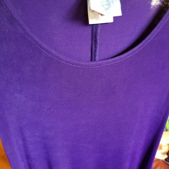 rabbit rabbit rabbit sleeveless purple dress size 8 - Picture 6 of 6